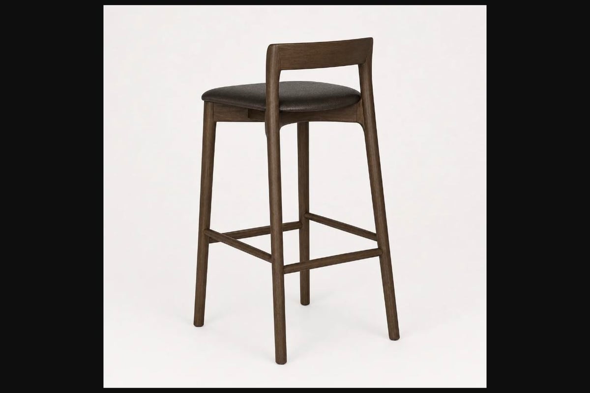 Raphael Bar Stool - Smoke - Bauhaus