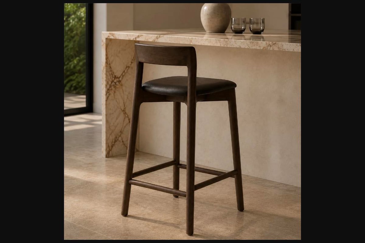 Raphael Bar Stool - Smoke - Bauhaus