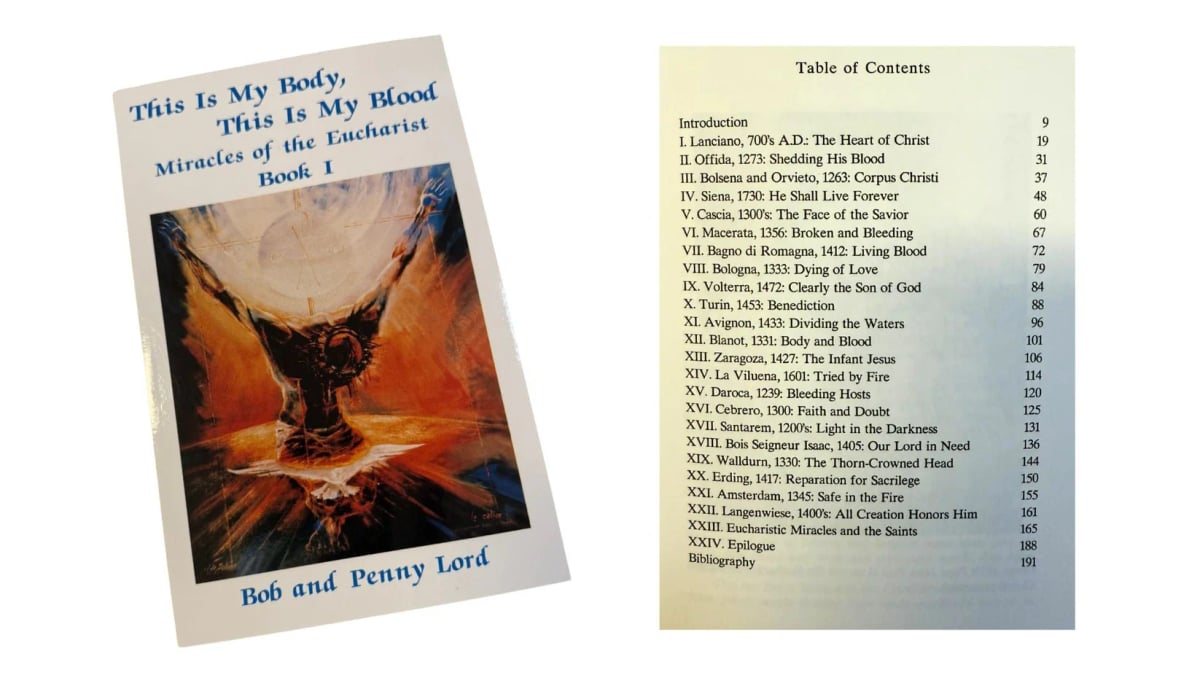 Miracles of fhe Eucharist books - Journeys of Faith