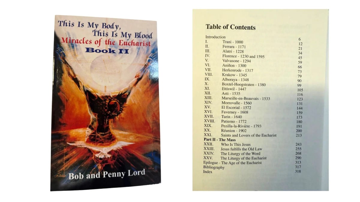 Miracles of fhe Eucharist books - Journeys of Faith