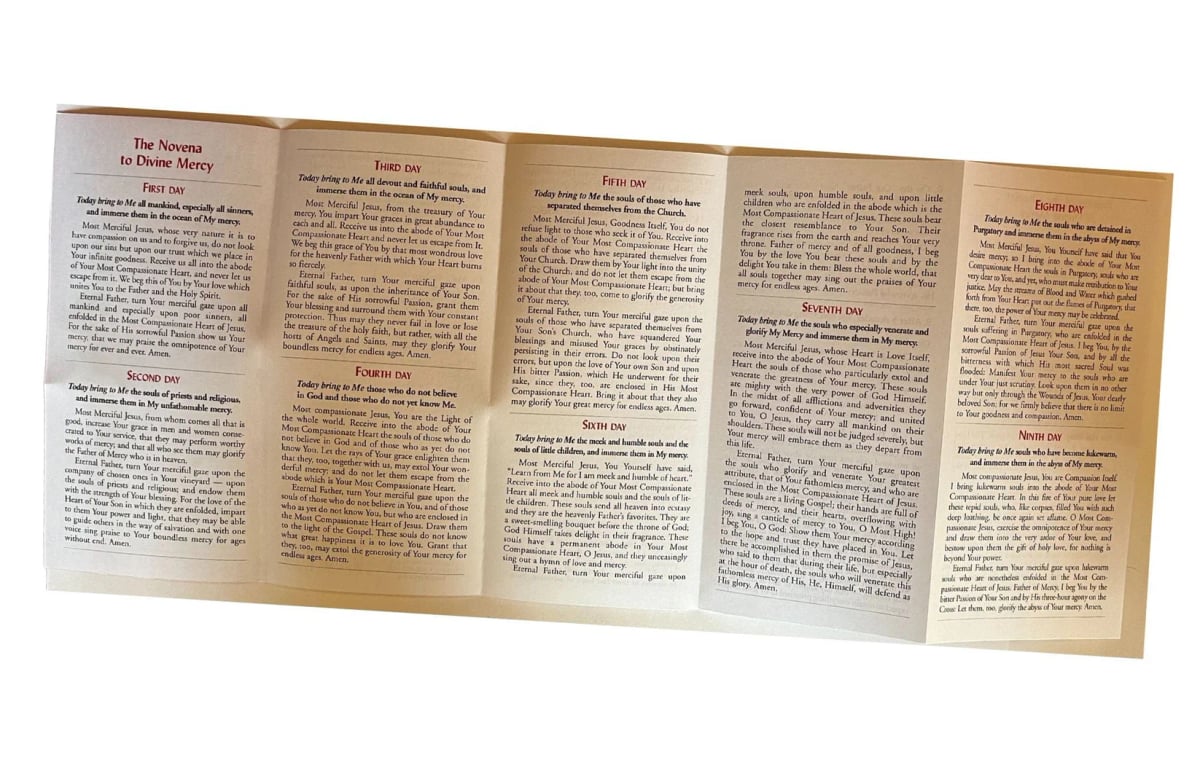Divine Mercy Novena and Chaplet - Journeys of Faith