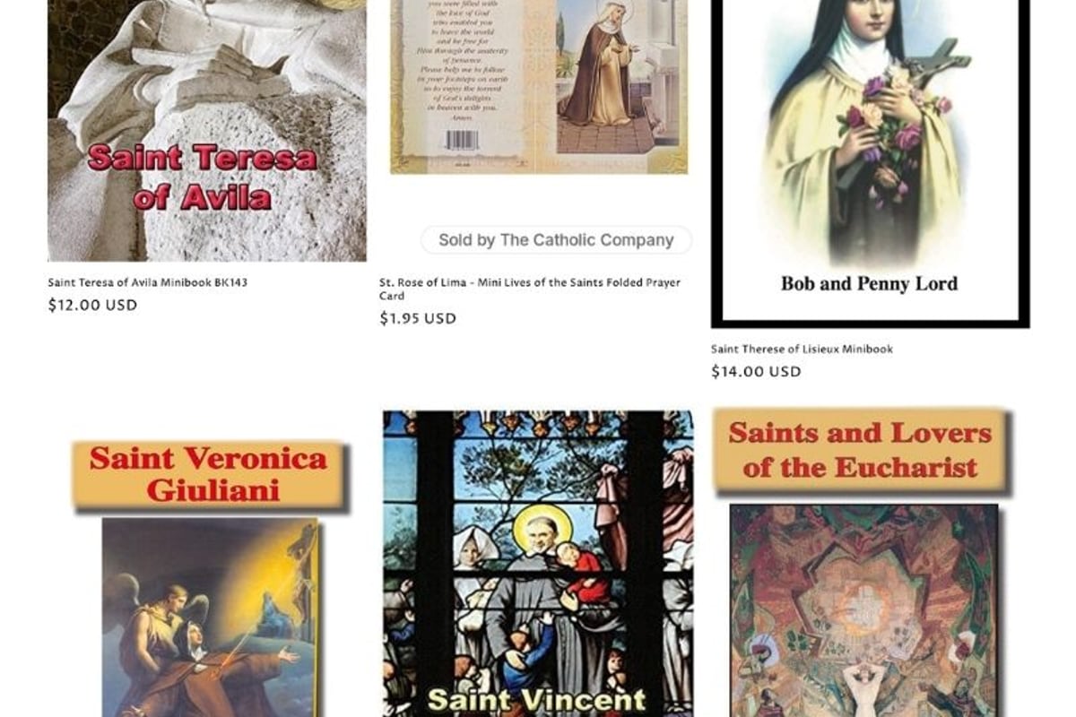 Catholic Saints Minibooks - Journeys of Faith