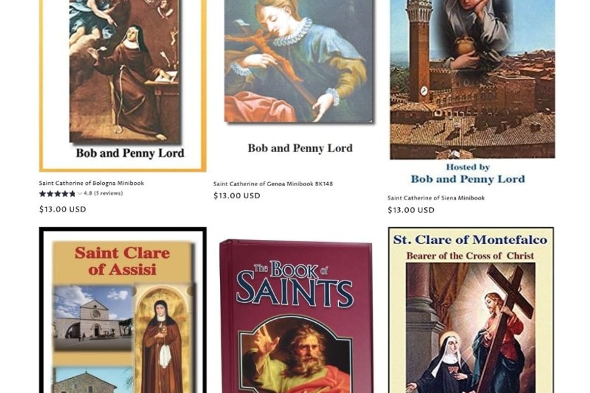 Catholic Saints Minibooks - Journeys of Faith