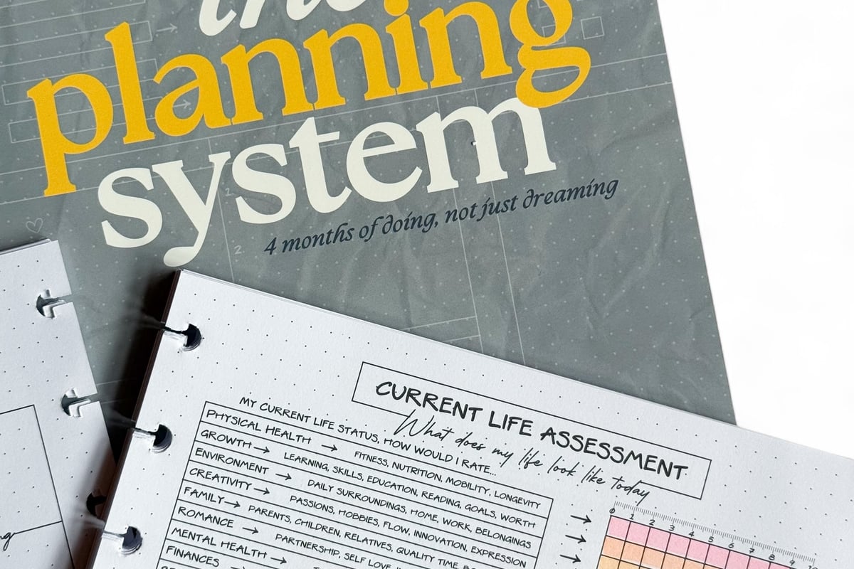 The Daily Grind 4-Month Planning System - Daily Grind Planner