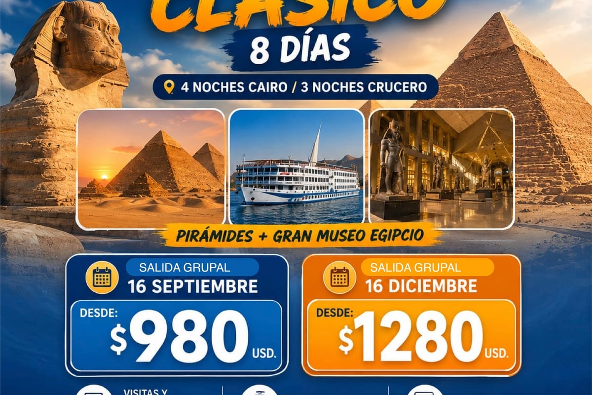 Egipto clásico 8 dias - WILAURA TOURS