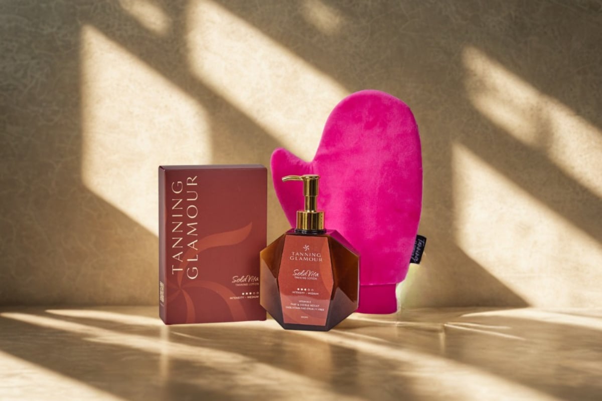 SolaVita Zelfbruiner Set (Lotion + Handschoen) - Tanning Glamour