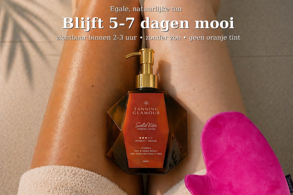 SolaVita Zelfbruiner Set (Lotion + Handschoen) - Tanning Glamour