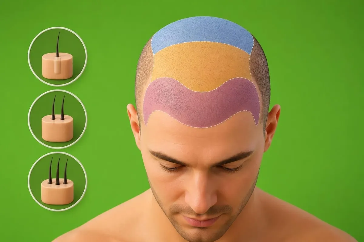 Hair graft extraction and classification